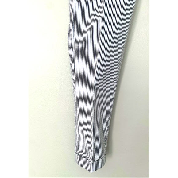 Zara Striped Straight Leg Pants Trouser - Picture 5 of 5